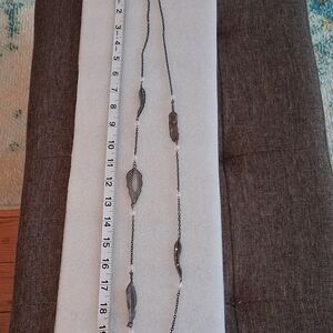 Silver Feather Necklace